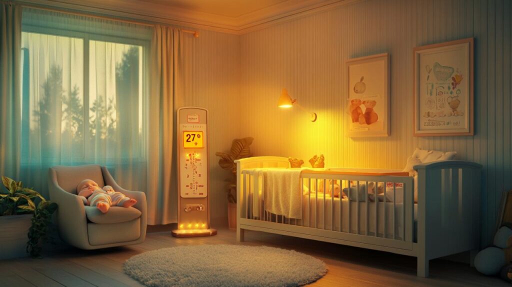 Il fait 27 degrés dans la chambre de bébé : est-ce trop chaud et quel taux d’humidité maintenir ?